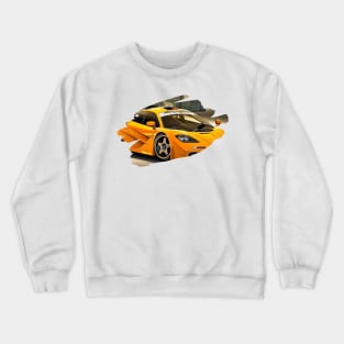 F1 GTR Art Splash Print Crewneck Sweatshirt